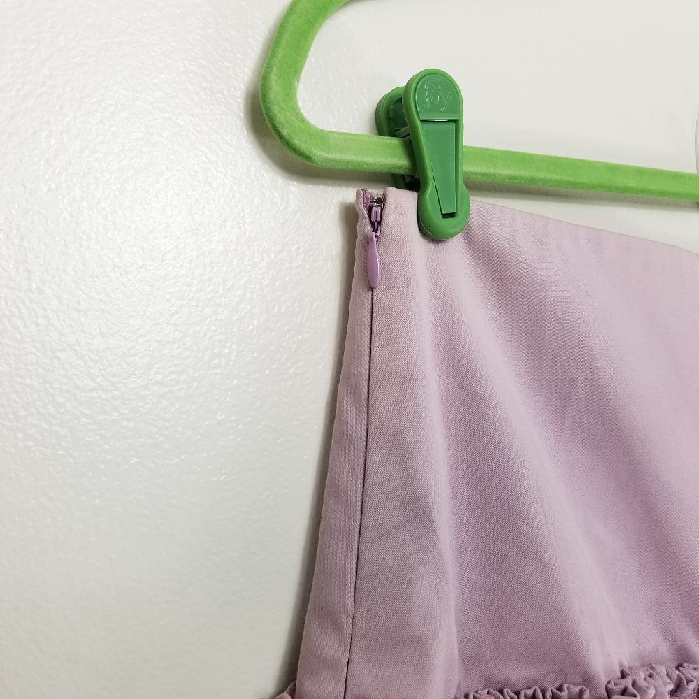 Elevenses Size 6 Skirt Pleated Drop Waist Lavender_6